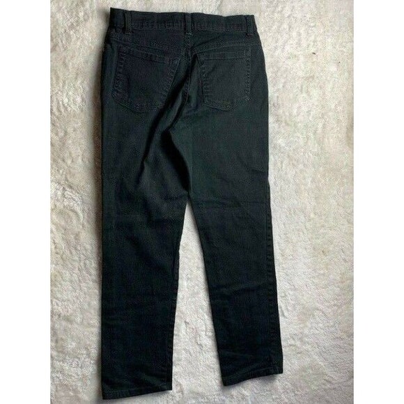 Gloria Vanderbilt Womens Jeans Amanda 8P Stretch Black High Rise Straight Leg - Picture 2 of 6